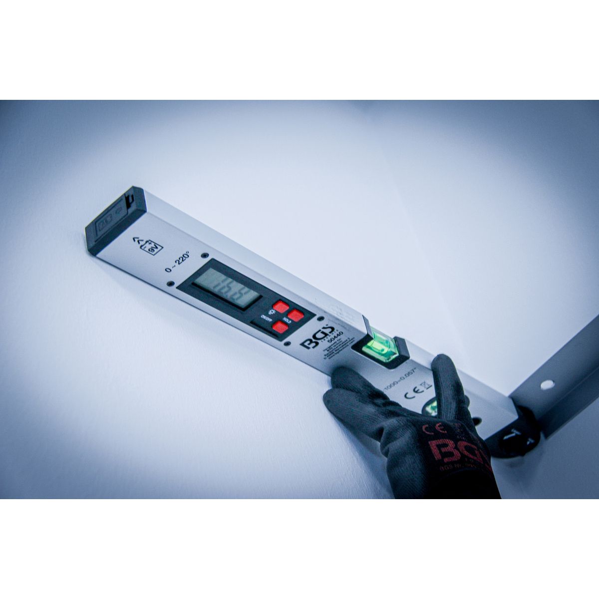 Digital LCD Protractor with Level | 450 mm