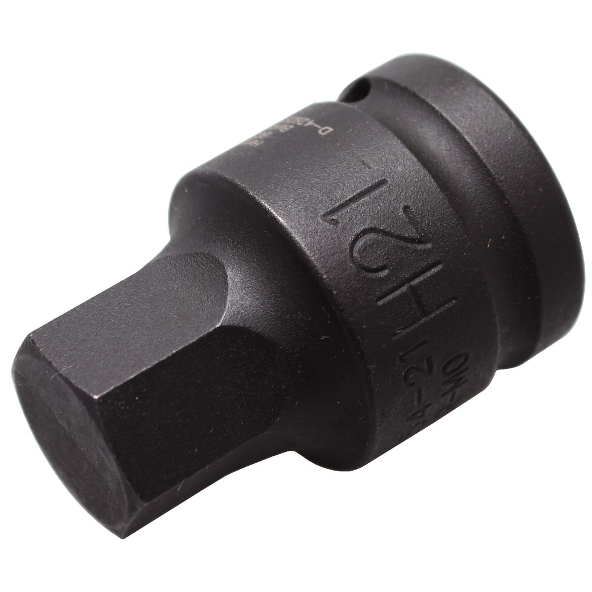 Impact Bit Socket | length 55 mm | 20 mm (3/4") Drive | internal Hexagon 21 mm