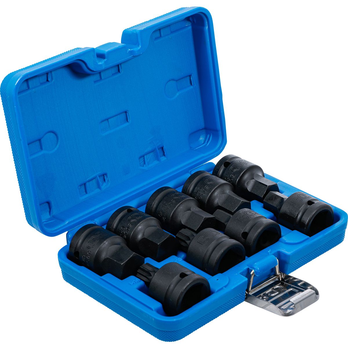 Impact Bit Socket Set | 20 mm (3/4") Drive | internal Hexagon, internal spline (for XZN) | 9 pcs.