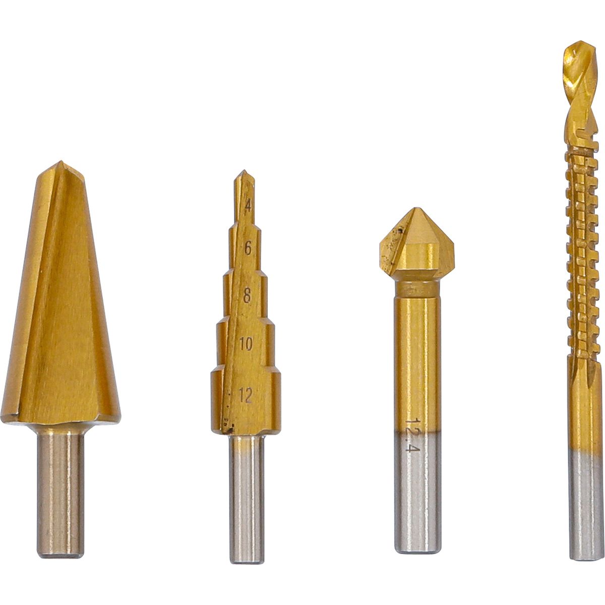 Multi-Drill-Set | HSS-G | titanium coated | 4 pcs.