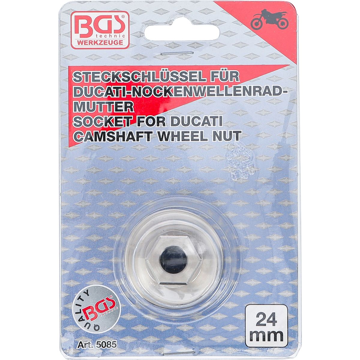 Spezial-Einsatz | für Ducati Nockenwellenradmuttern | 24 mm