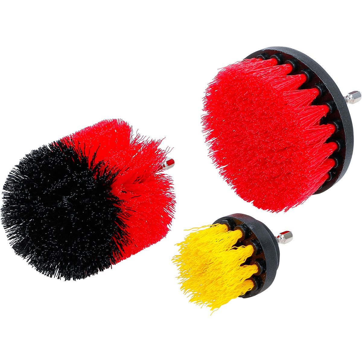 Jeu de brosses | pour perceuses | 3 pièces