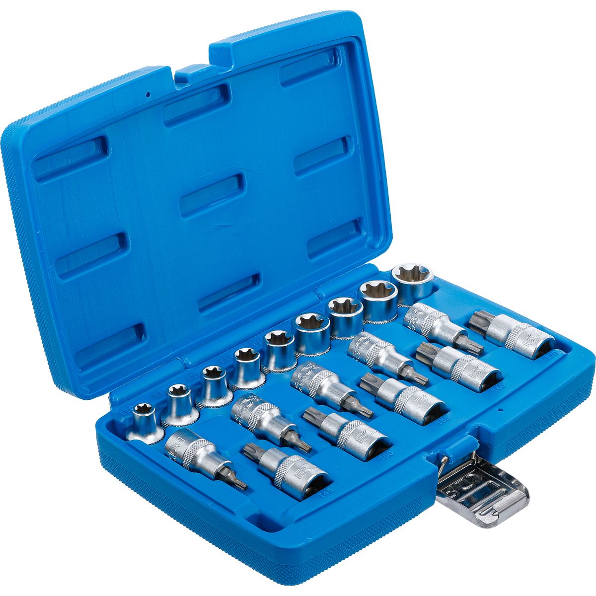 Bit Socket / Socket Set | 12.5 mm (1/2") Drive | E-Star / T-Star (for Torx) | 19 pcs.