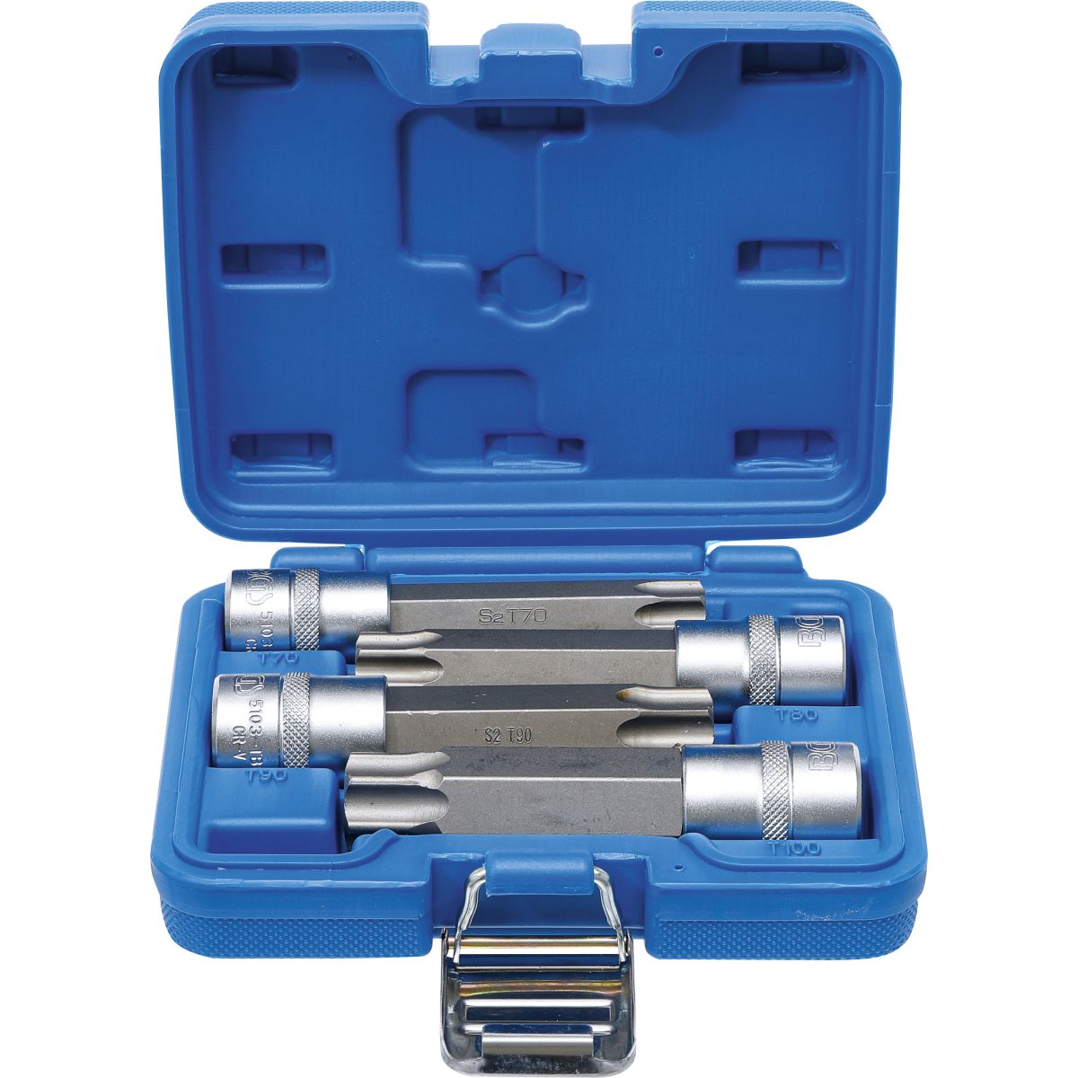 Bit Socket Set | 12.5 mm (1/2") Drive | T-Star tamperproof (for Torx) | 4 pcs.