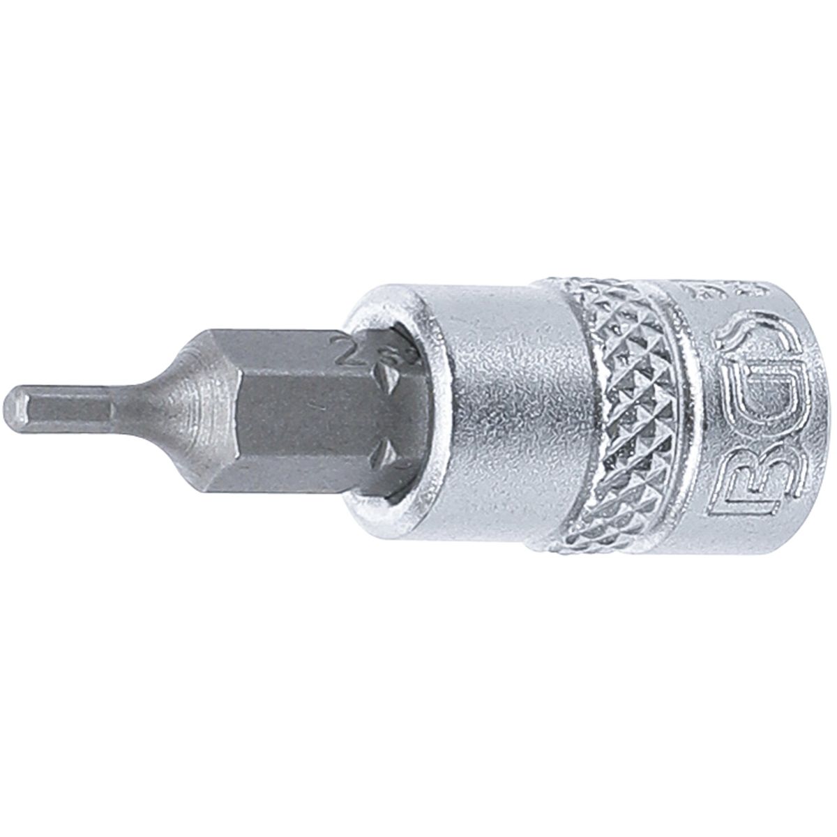 Bit Socket | 6.3 mm (1/4") Drive | internal Hexagon 2 mm