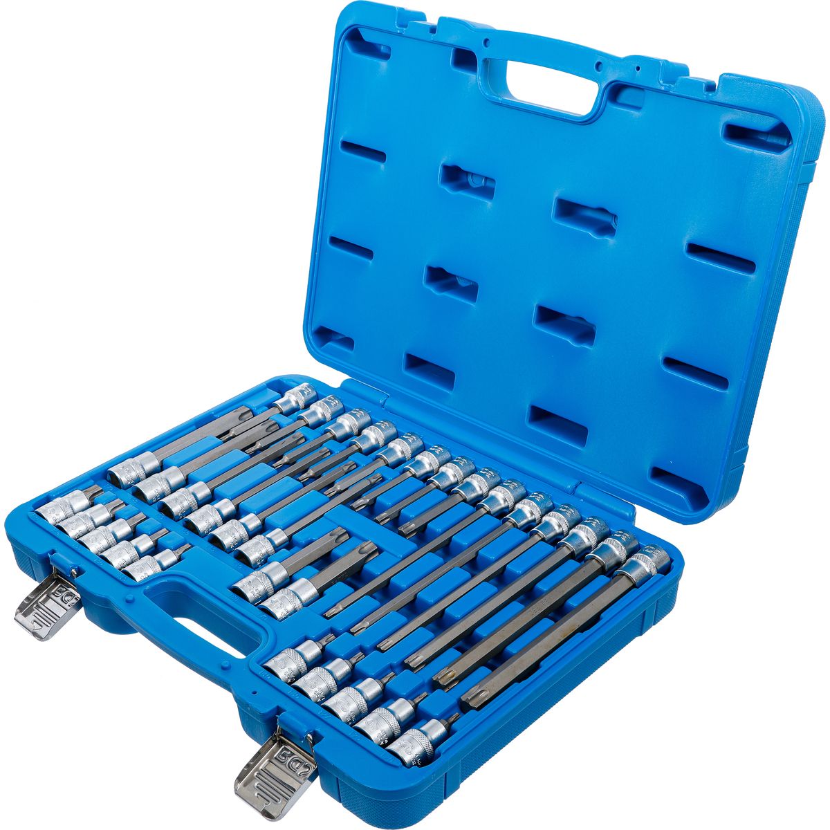 Bit Socket Set | 12.5 mm (1/2") Drive | T-Star (for Torx) | 32 pcs.