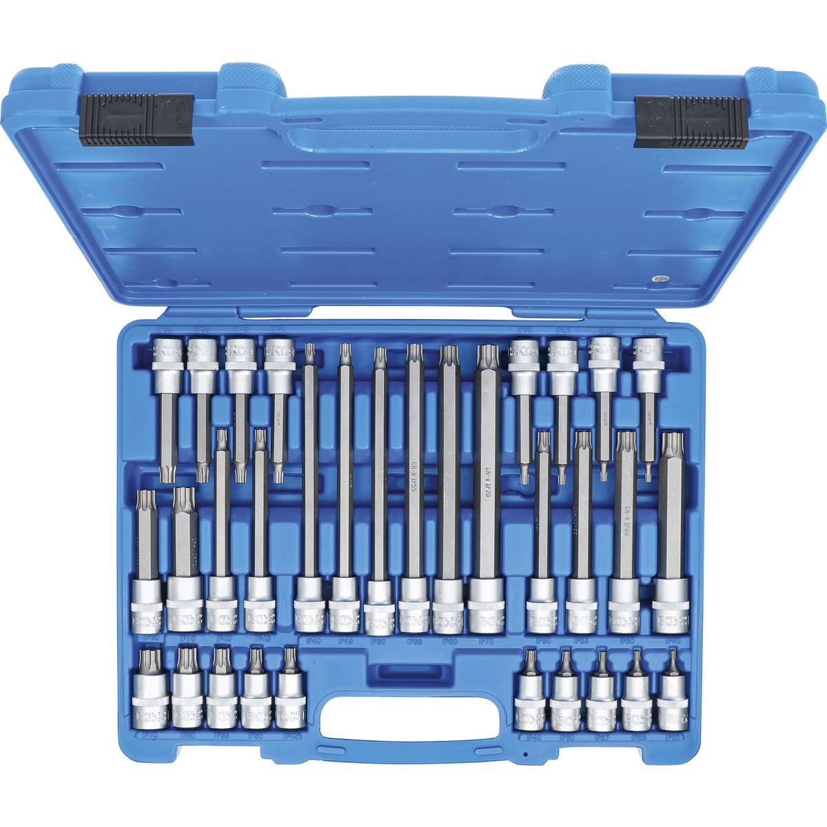 Bit Socket Set | 12.5 mm (1/2") Drive | TP-Star (for Torx Plus) TP20 - TP70 | 32 pcs.