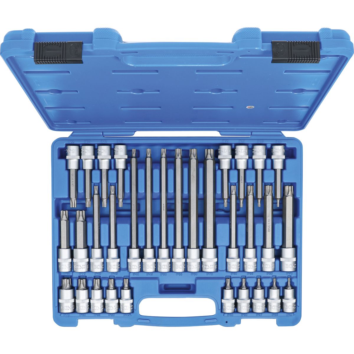 Bit Socket Set | 12.5 mm (1/2") Drive | TPS-Star tamperproof (for Torx Plus) TPS20 - TPS70 | 32 pcs.