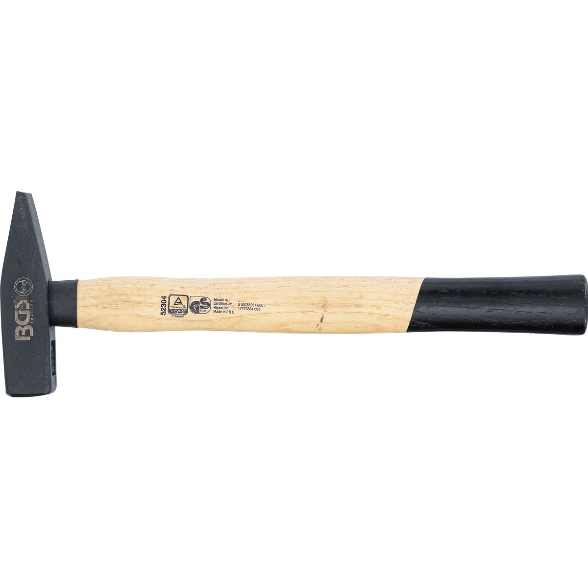 Schlosserhammer | Hickory-Stiel | DIN 1041 | 400 g