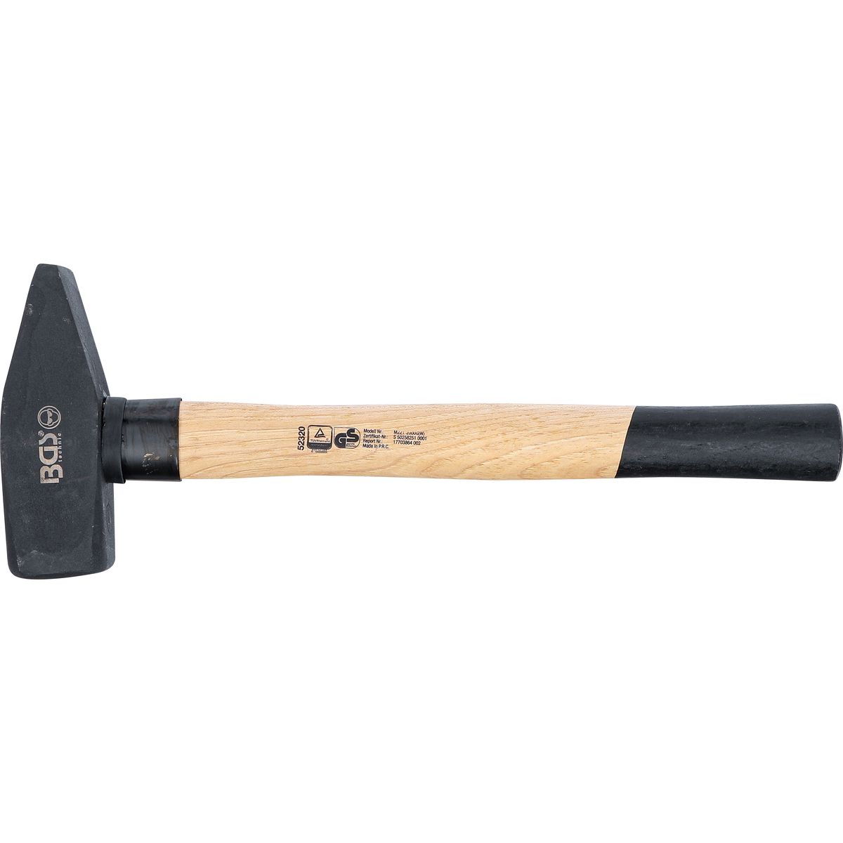 Schlosserhammer | Hickory-Stiel | DIN 1041 | 2000 g