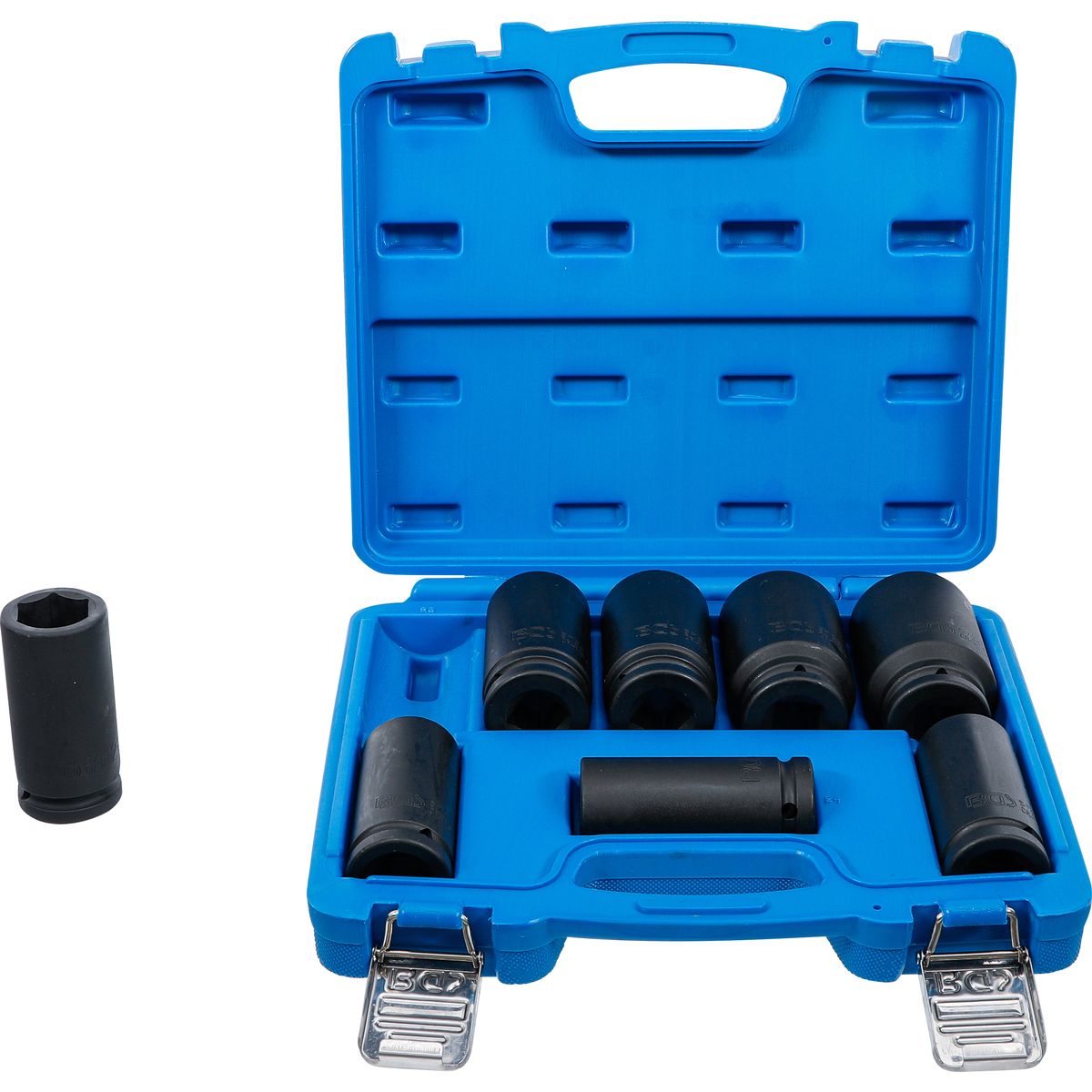 Impact Socket Set, extra deep | 20 mm (3/4") Drive | 22 - 38 mm | 8 pcs.