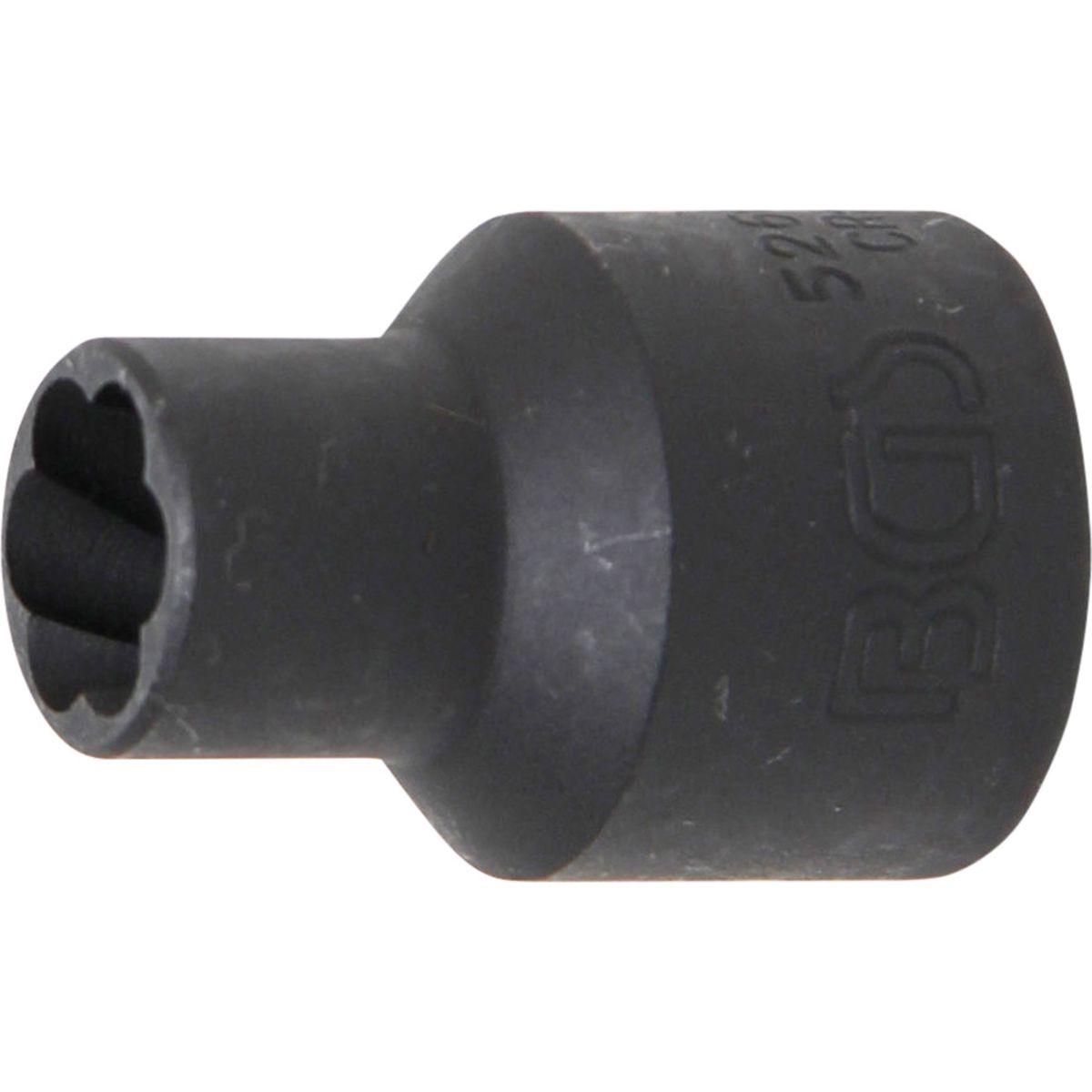 Llave de vaso de perfil en espiral / extractor de tornillos| entrada 12,5 mm (1/2") | 10 mm