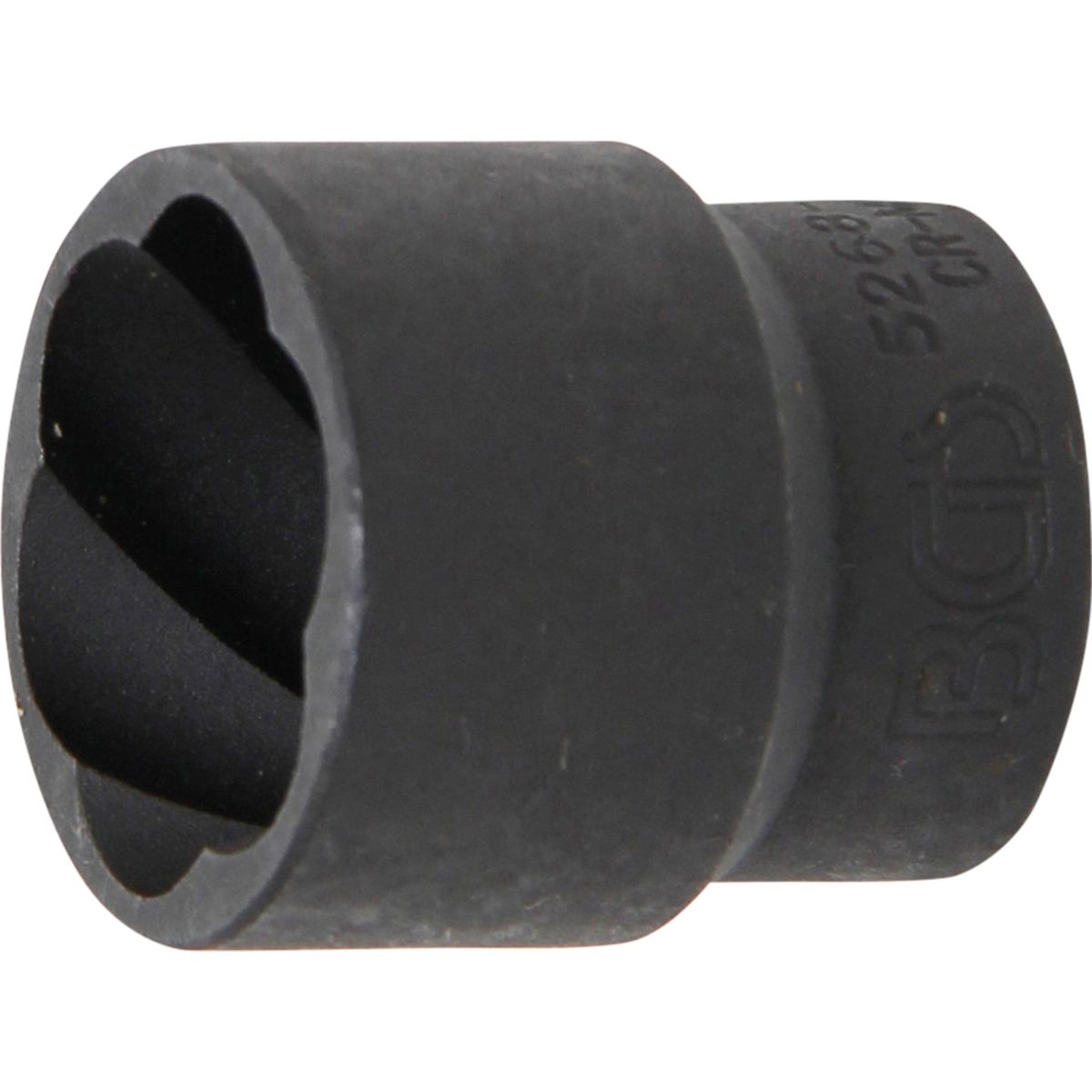 Llave de vaso de perfil en espiral / extractor de tornillos | entrada 12,5 mm (1/2") | 24 mm