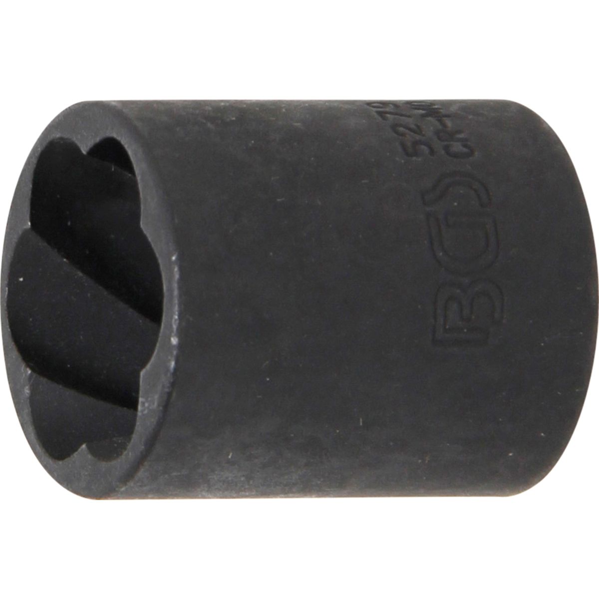 Llave de vaso de perfil en espiral / extractor de tornillos | entrada 10 mm (3/8") | 19 mm