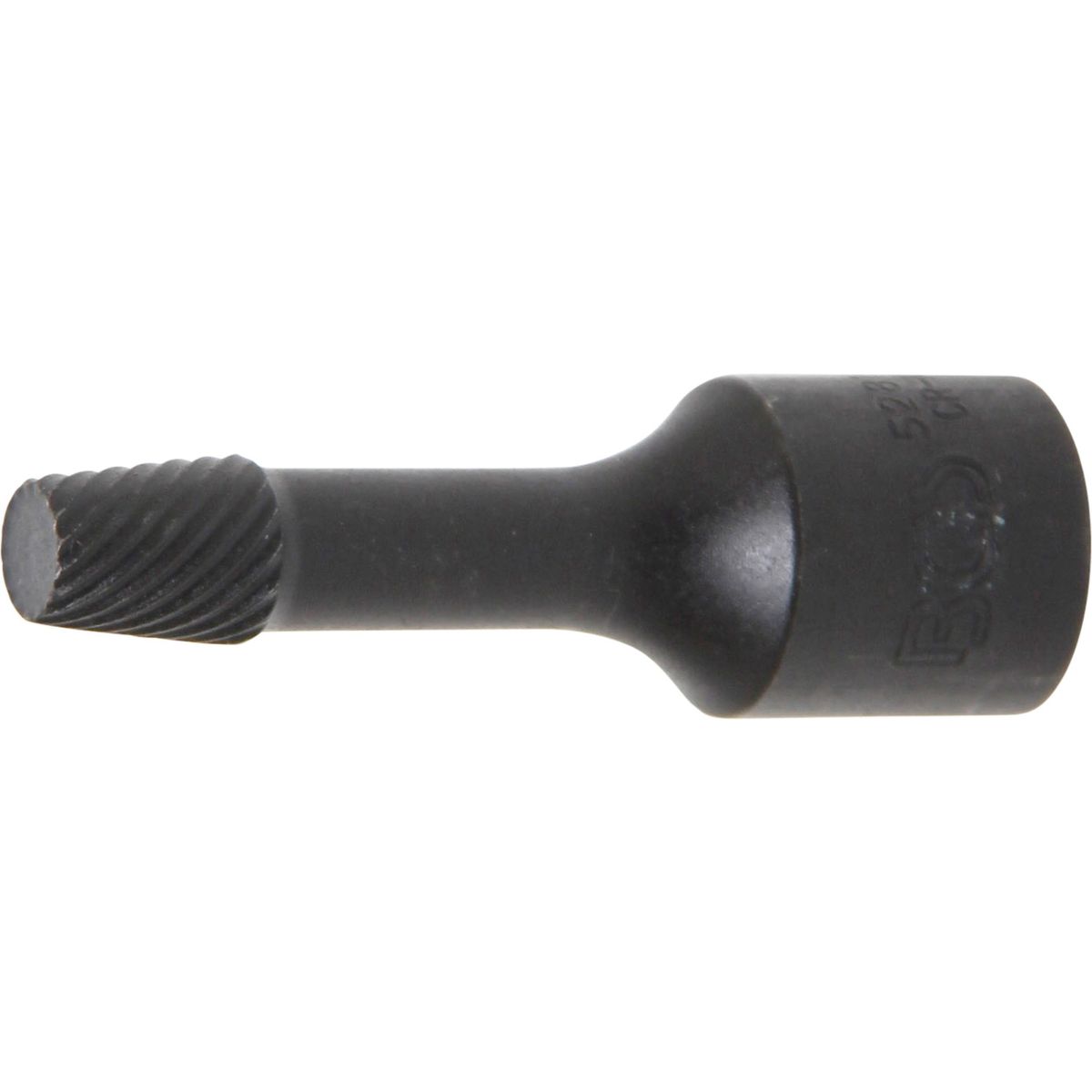 Llave de vaso de perfil en espiral / extractor de tornillos | entrada 10 mm (3/8") | 8 mm