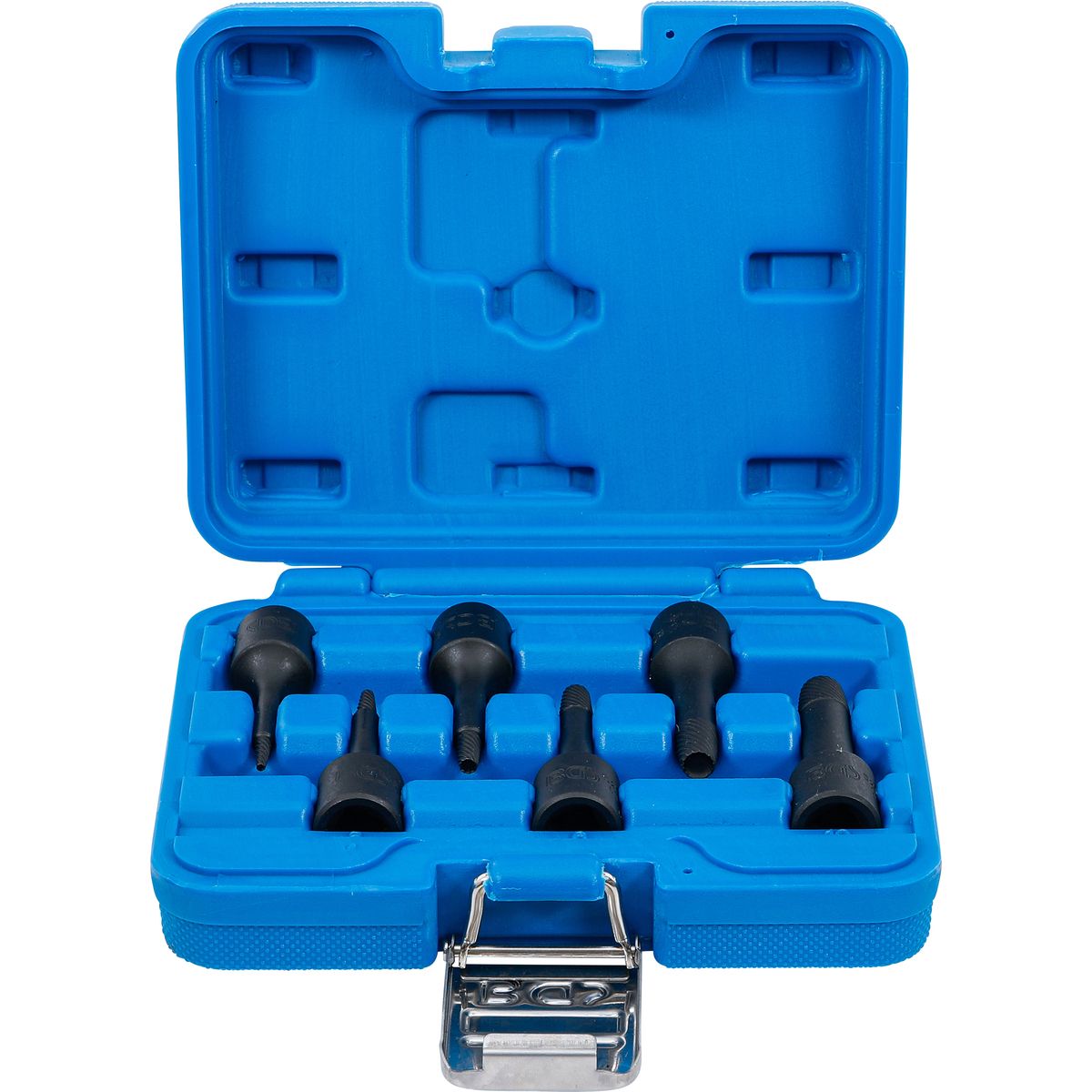 Twist Socket Set (Spiral Profile) / Screw Extractor | 10 mm (3/8") Drive | 2 - 10 mm | 6 pcs.