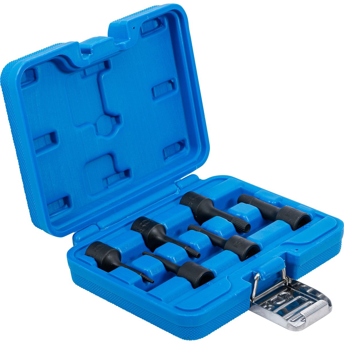 Twist Socket Set (Spiral Profile) / Screw Extractor | 10 mm (3/8") Drive | 2 - 10 mm | 6 pcs.