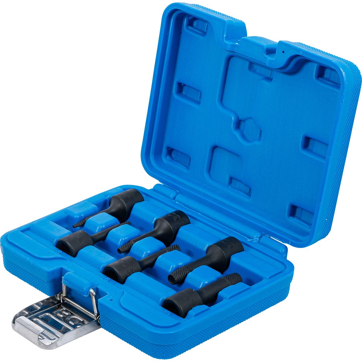 Twist Socket Set (Spiral Profile) / Screw Extractor | 10 mm (3/8") Drive | 2 - 10 mm | 6 pcs.