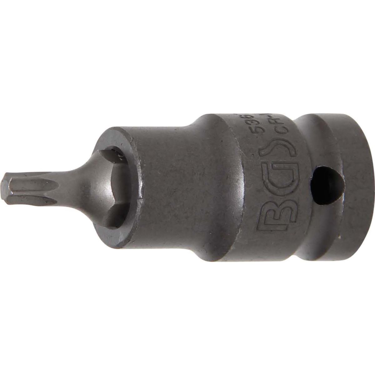 Kraft-Bit-Einsatz | Länge 55 mm | Antrieb Innenvierkant 12,5 mm (1/2") | T-Profil (für Torx) T27