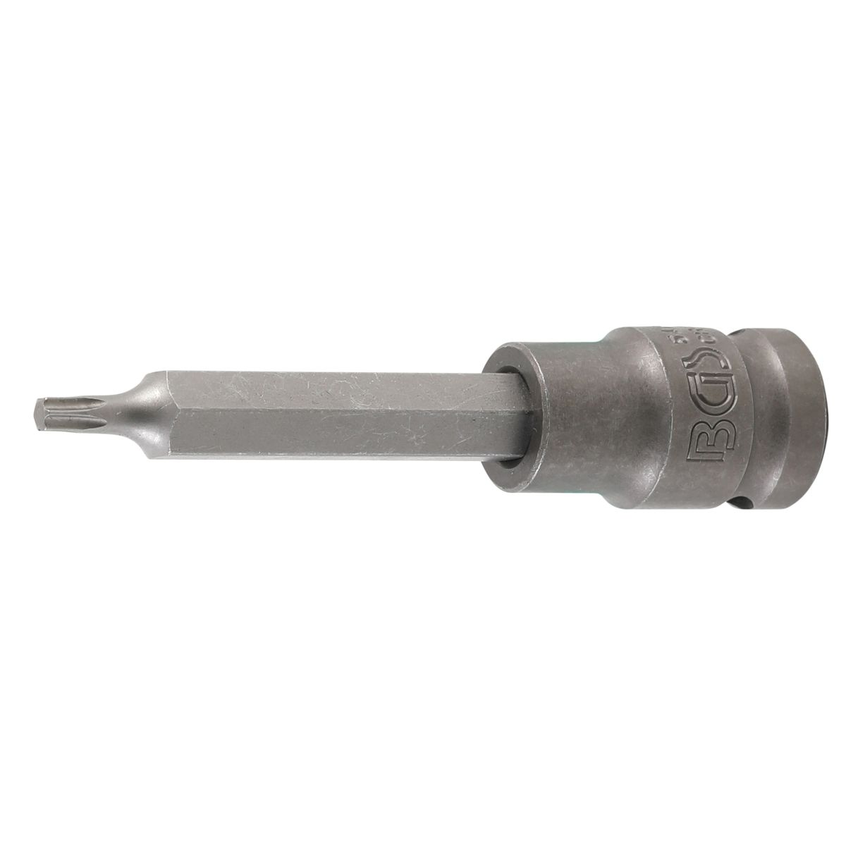 Impact Bit Socket | length 100 mm | 12.5 mm (1/2") Drive | T-Star (for Torx) T25