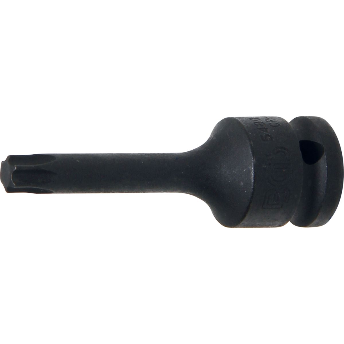 Punta de vaso de impacto | longitud 75 mm | entrada 12,5 mm (1/2") | perfil en T (para Torx) T50