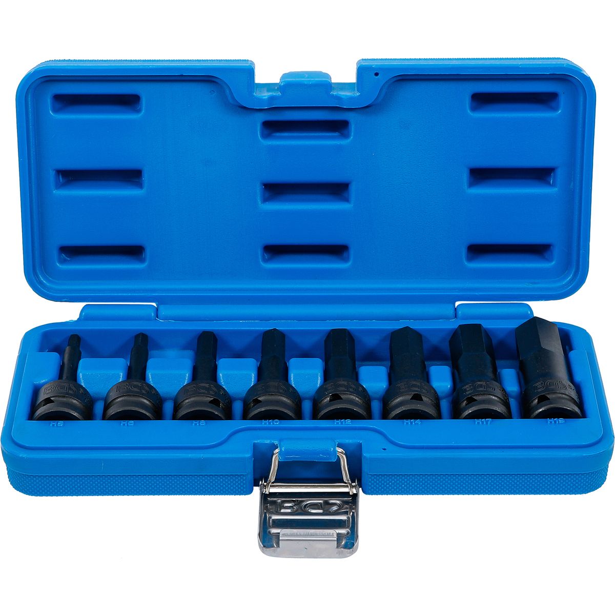 Impact Bit Socket Set | 12.5 mm (1/2") Drive | internal Hexagon 5 - 19 mm | 8 pcs.