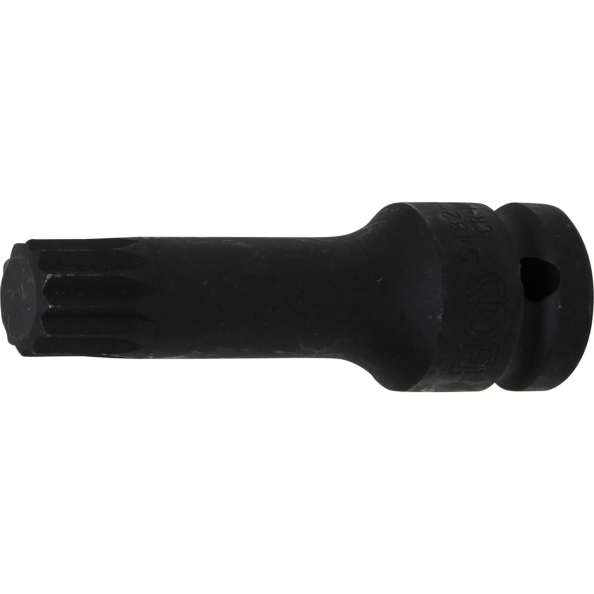 Punta de vaso de impacto | longitud 75 mm | entrada 12,5 mm (1/2") | dentado múltiple interior (para XZN) M16