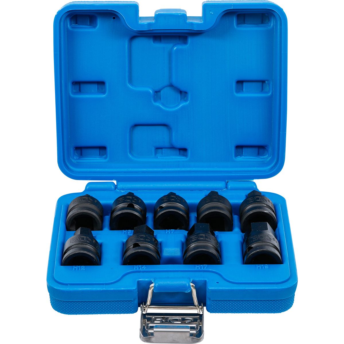 Impact Bit Socket Set | 12.5 mm (1/2") Drive | internal Hexagon 5 - 19 mm | 9 pcs.