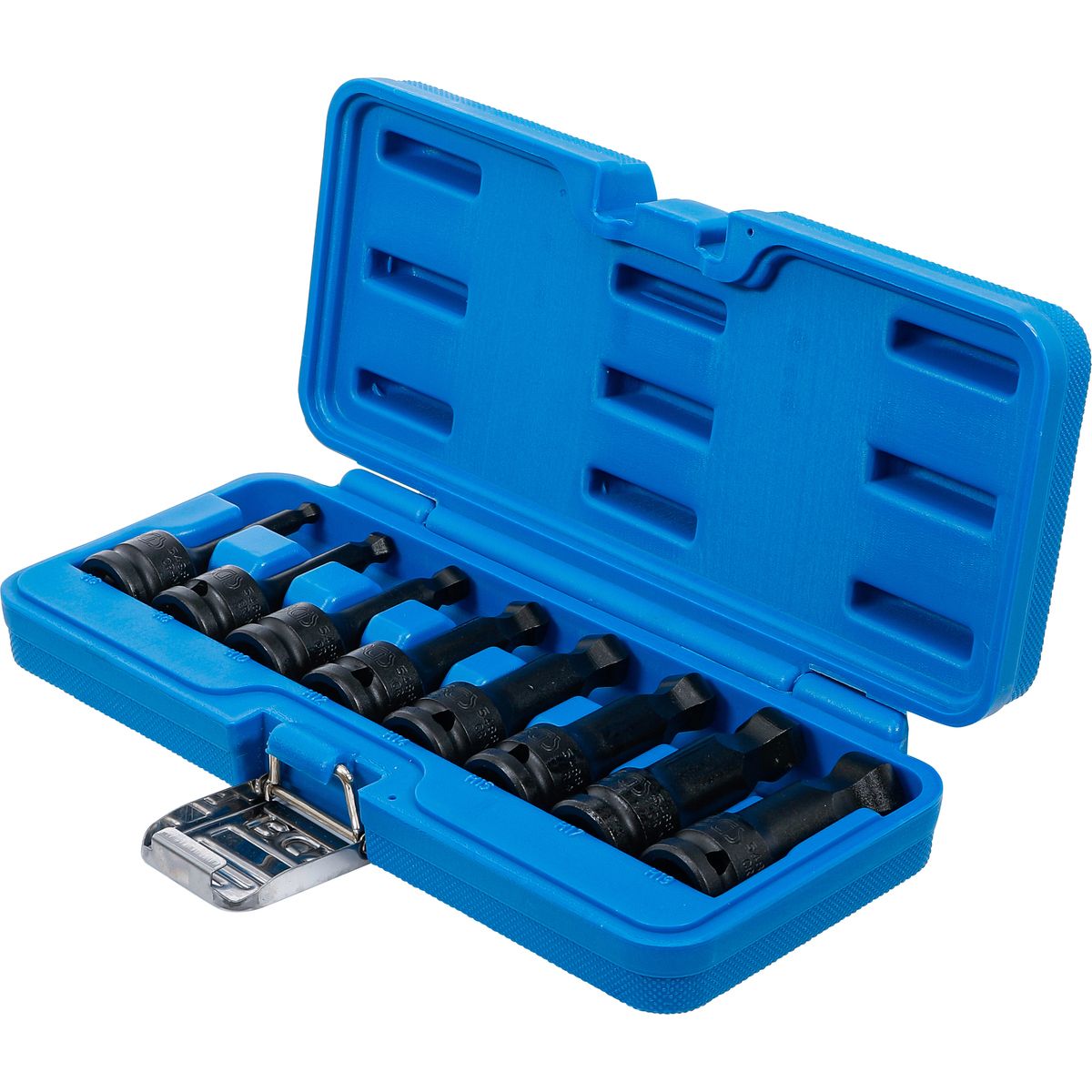 Impact Bit Socket Set | length 75 mm | 12.5 mm (1/2") Drive | internal Hexagon with Ball Head 6 - 19 mm | 8 pcs.