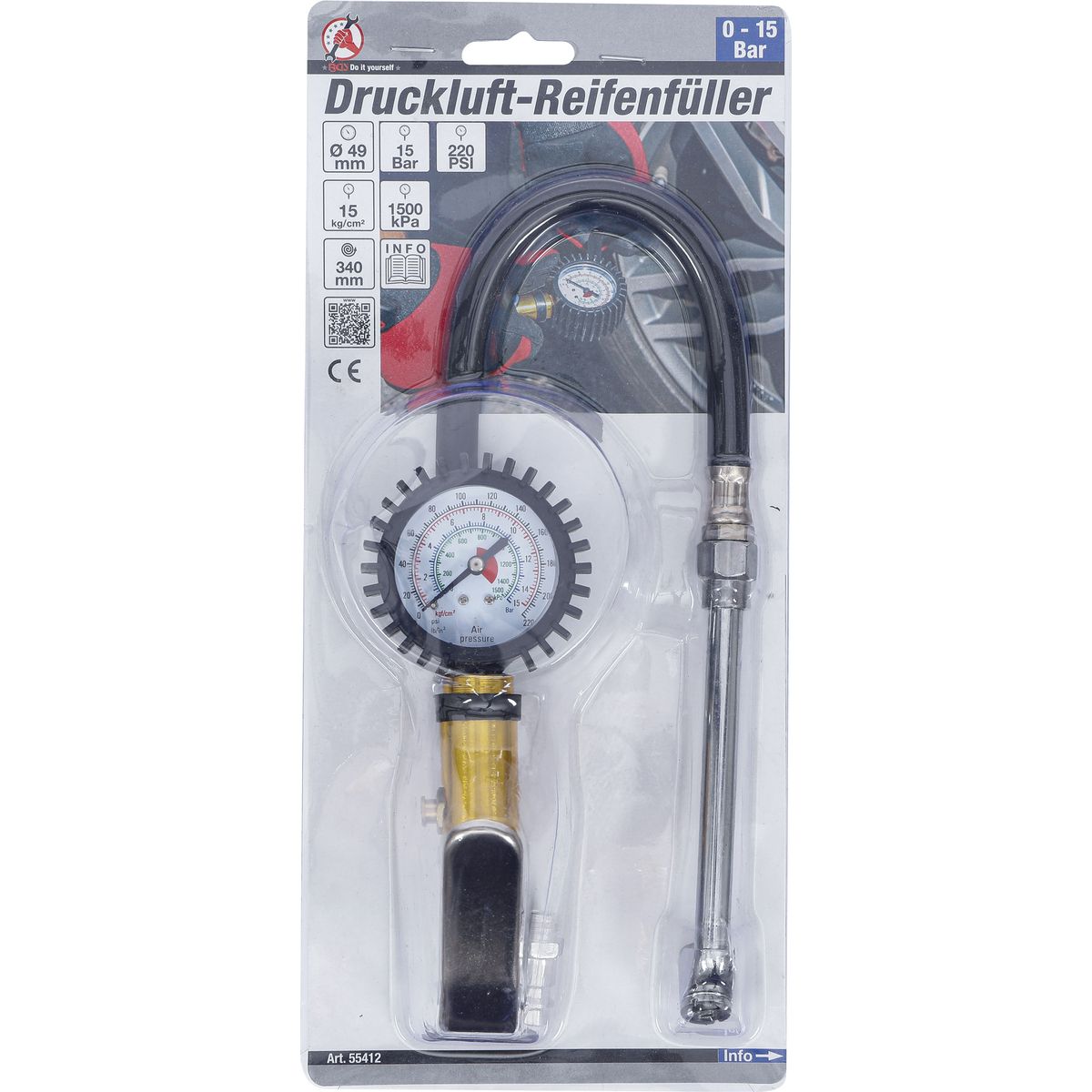 Air Tire Inflator | 0 - 15 bar