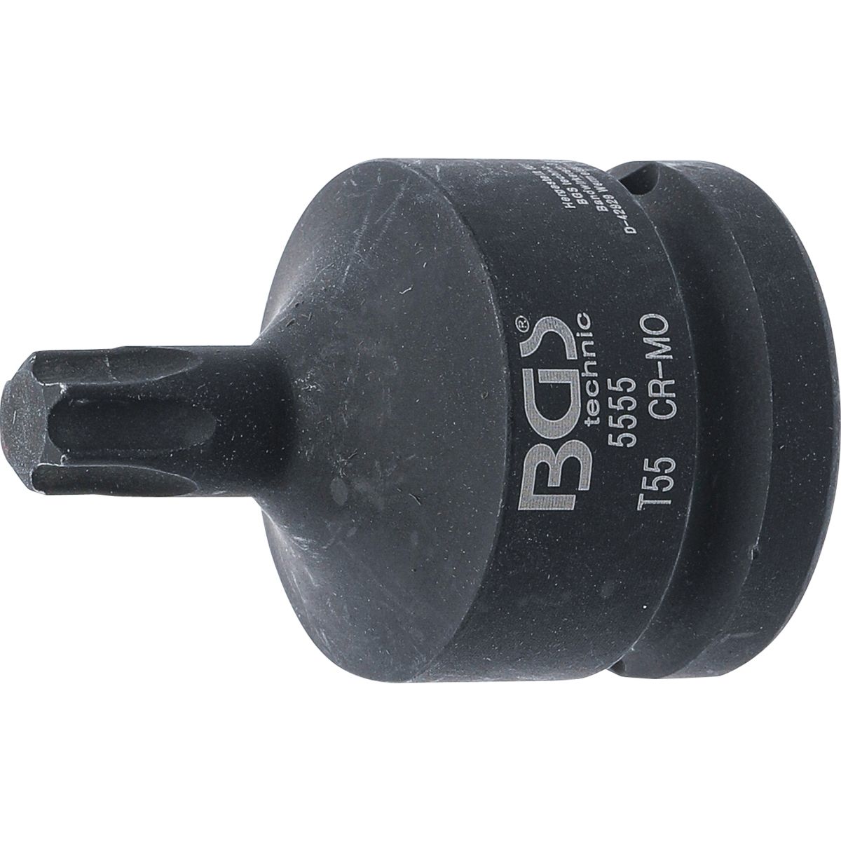 Impact Bit Socket | length 60 mm | 20 mm (3/4") Drive | T-Star (for Torx) T55