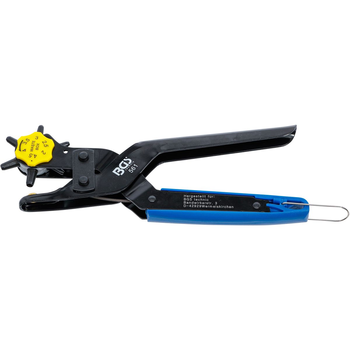Revolving Punch Pliers with Lever Transmission