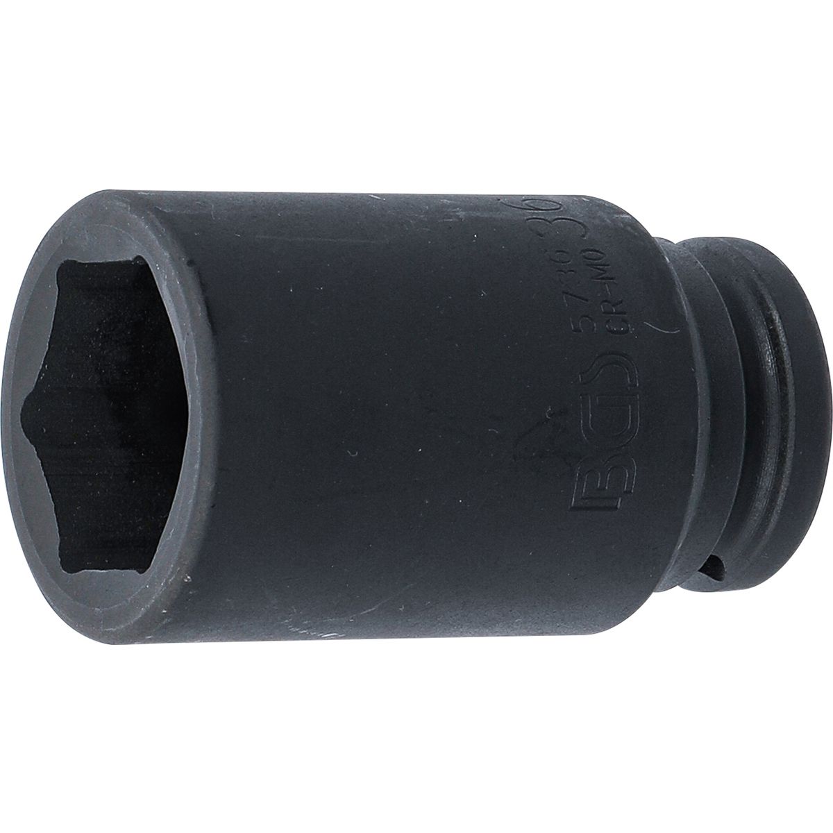 Impact Socket Hexagon, deep | 20 mm (3/4") Drive | 36 mm