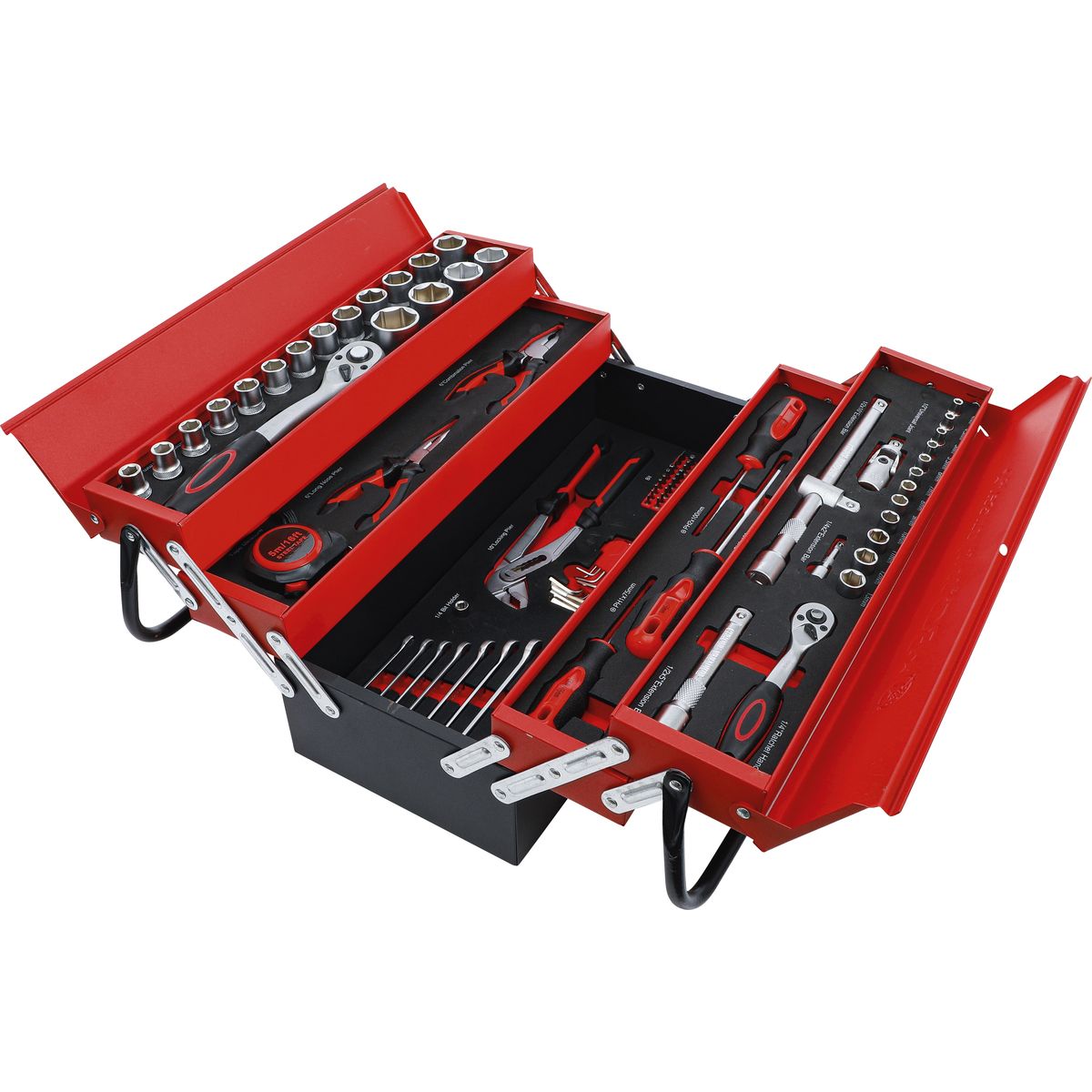 Metal workshop Tool Case incl. Tool Assortment | 86 pcs.