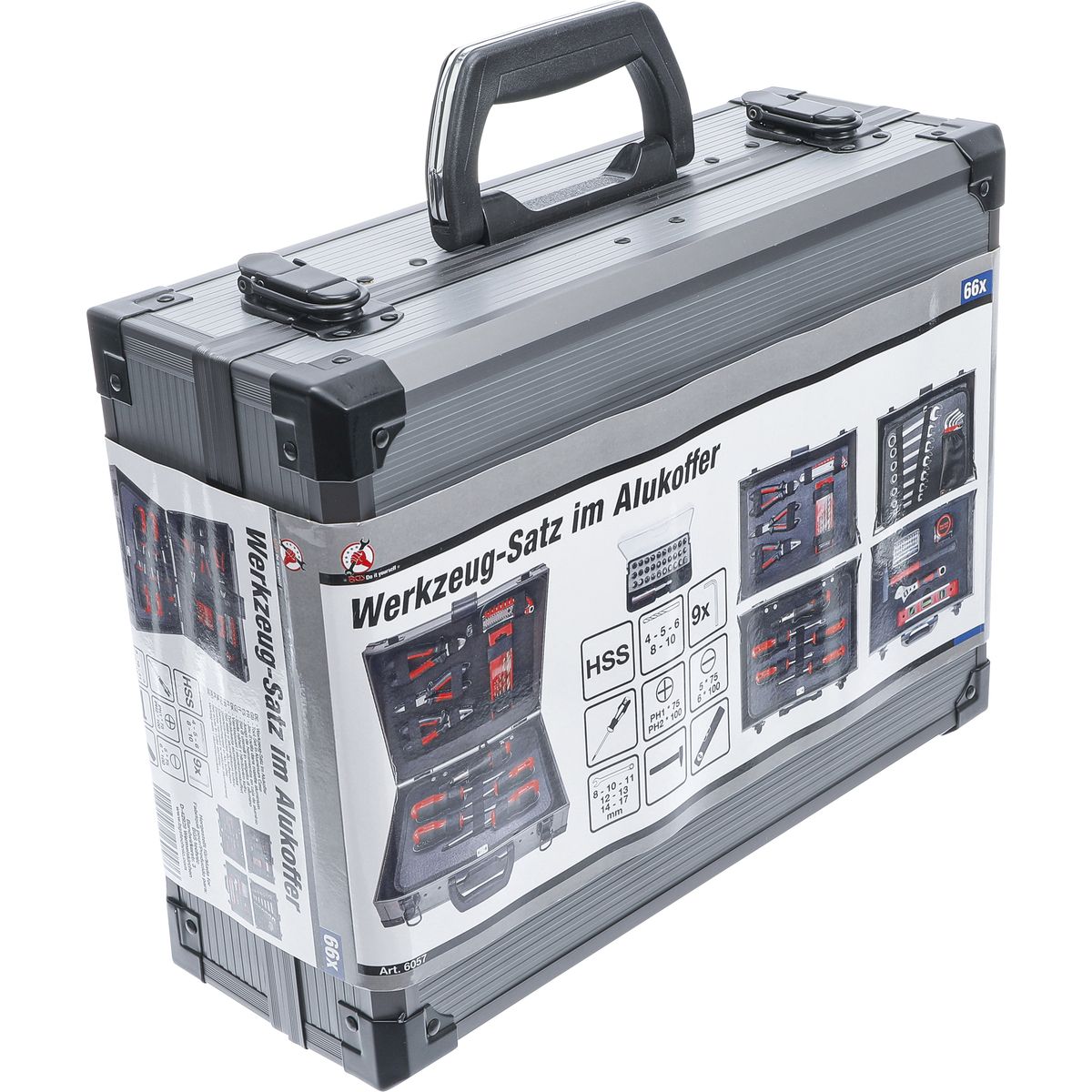 Tool Set in Aluminium Case | 66 pcs.