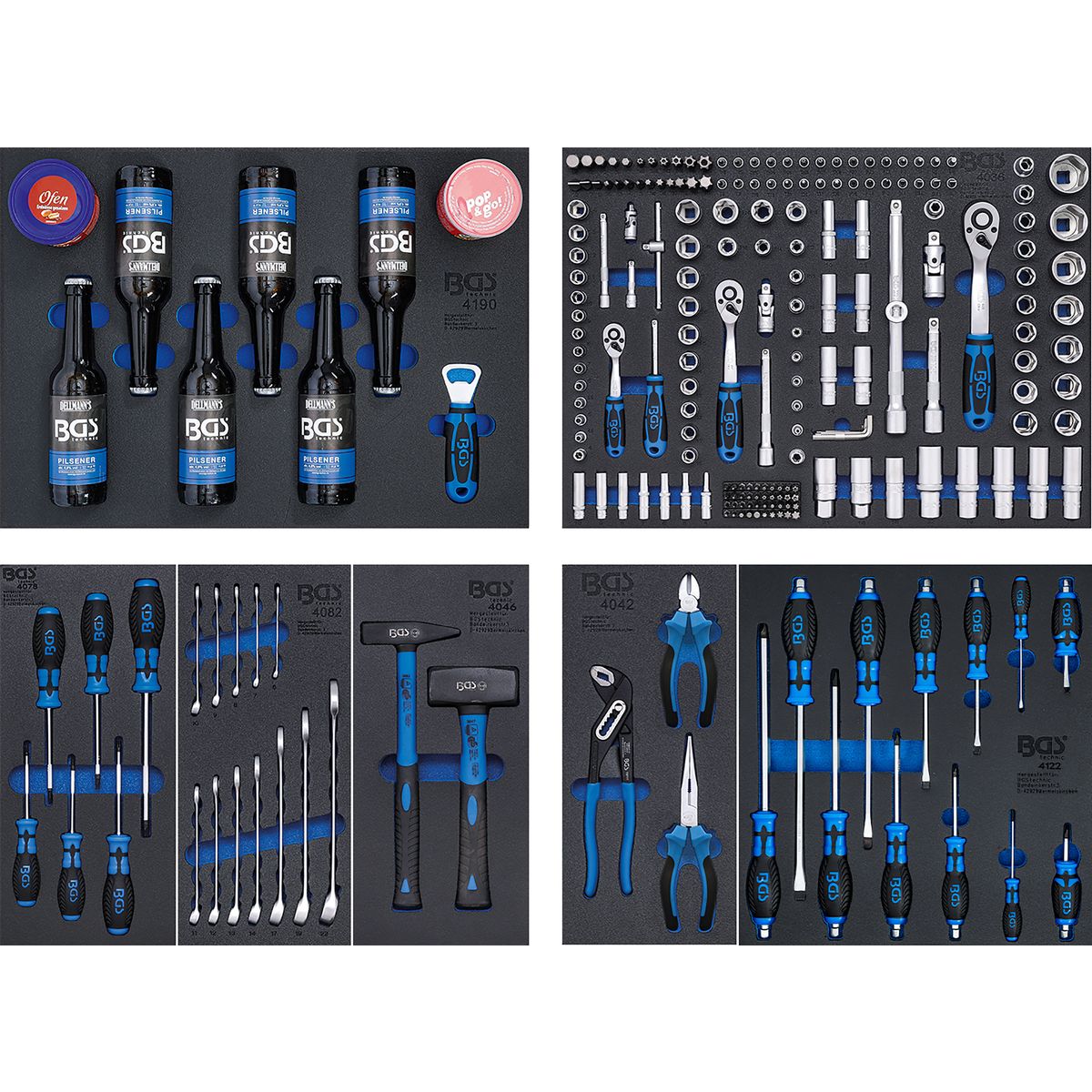 Workshop Trolley | 7 Drawers | with 227 Tools