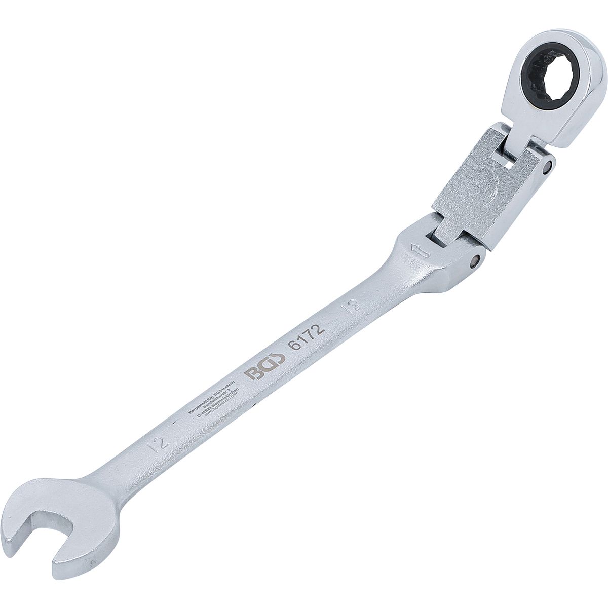 Double-Joint Ratchet Combination Wrench | adjustable | 12 mm