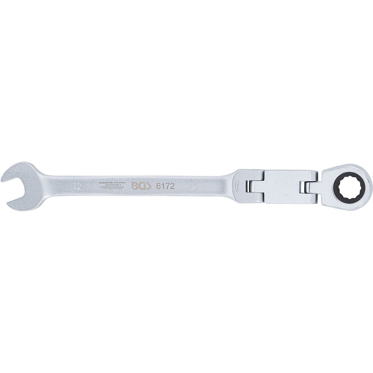 Double-Joint Ratchet Combination Wrench | adjustable | 12 mm