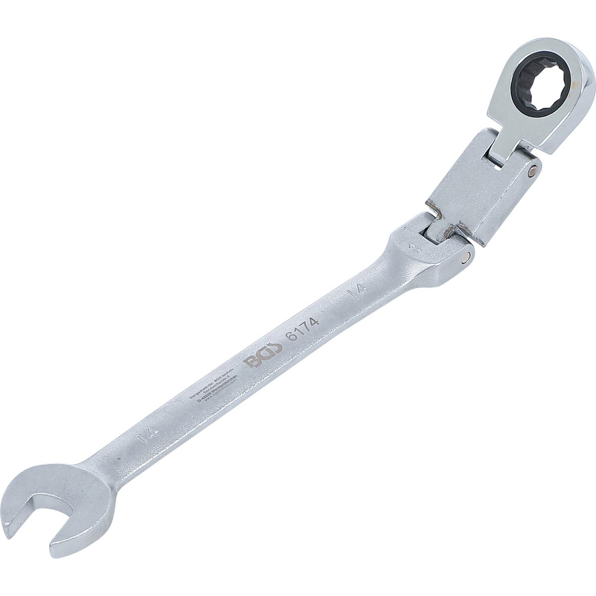 Double-Joint Ratchet Combination Wrench | adjustable | 14 mm