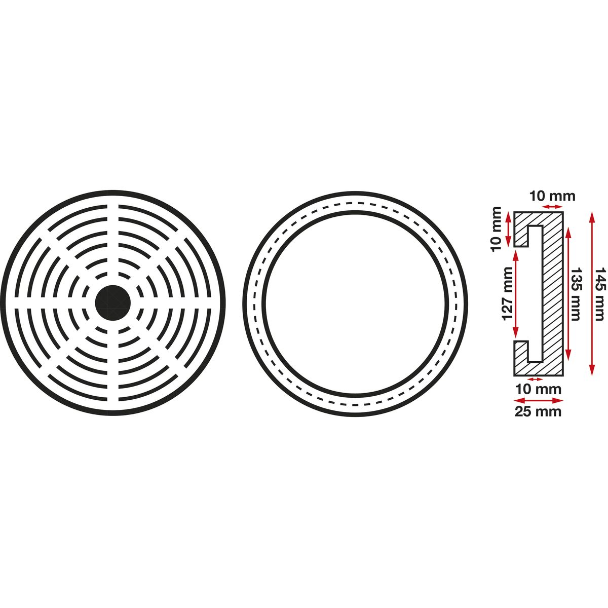 Rubber Pad | for Auto Lifts | Ø 150 mm