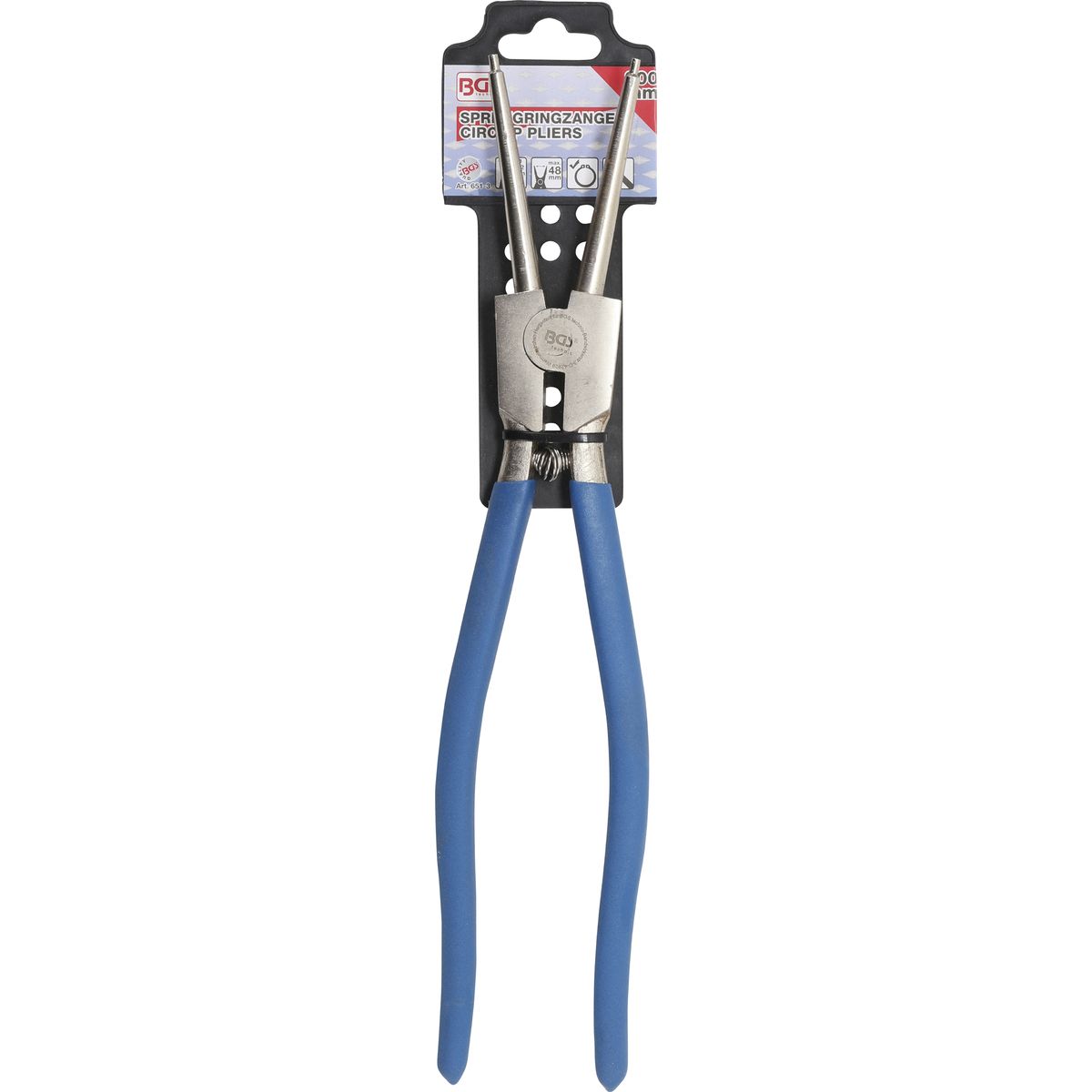 Circlip Pliers | straight | for outside Circlips | 300 mm