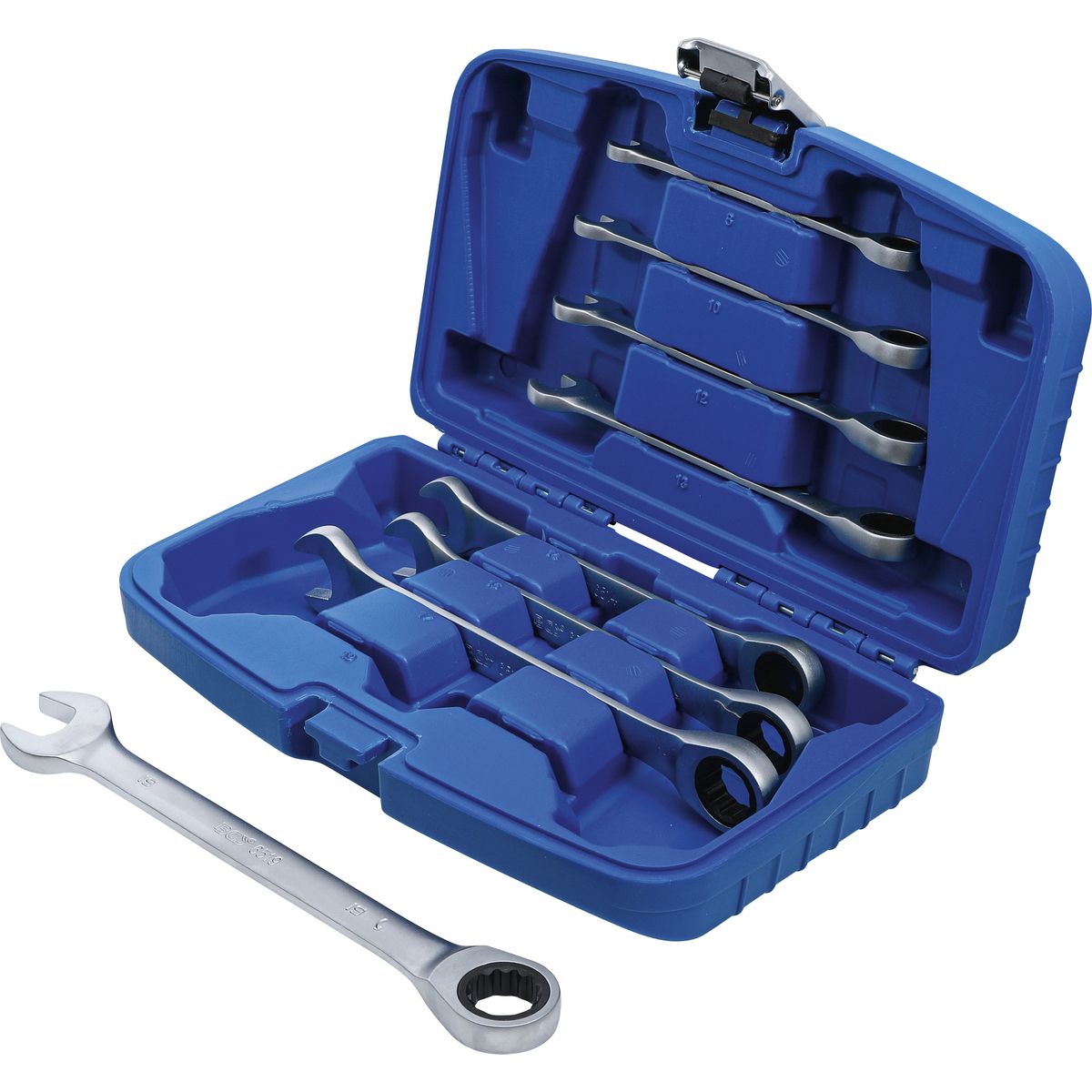 Ratchet Combination Wrench Set | 8 - 19 mm | 8 pcs.