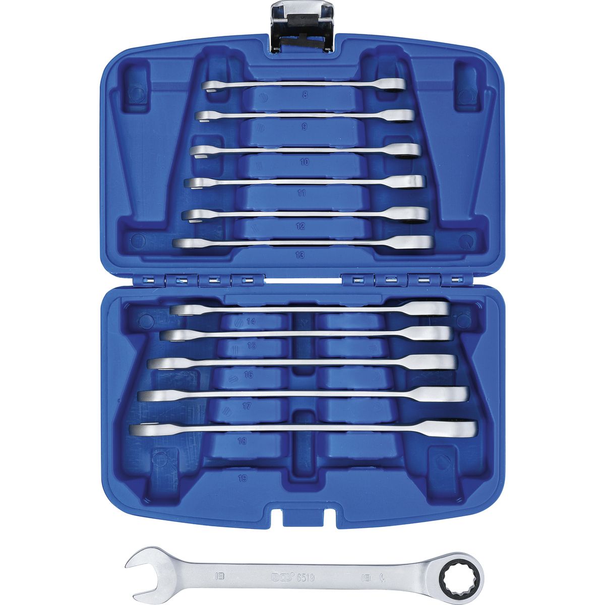 Ratchet Combination Wrench Set | 8 - 19 mm | 12 pcs.