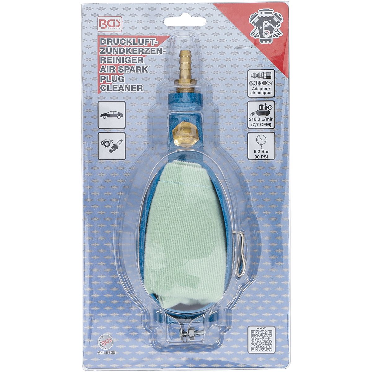 Nettoyeur pneumatique de bougies d’ignition