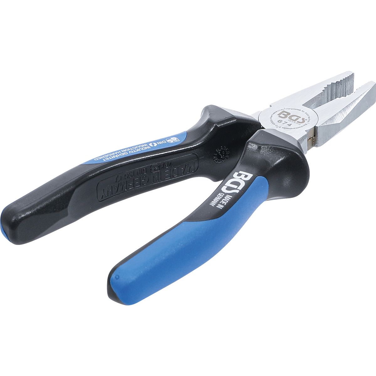 Combination Pliers | with Facet and Cutting Edge | 180 mm