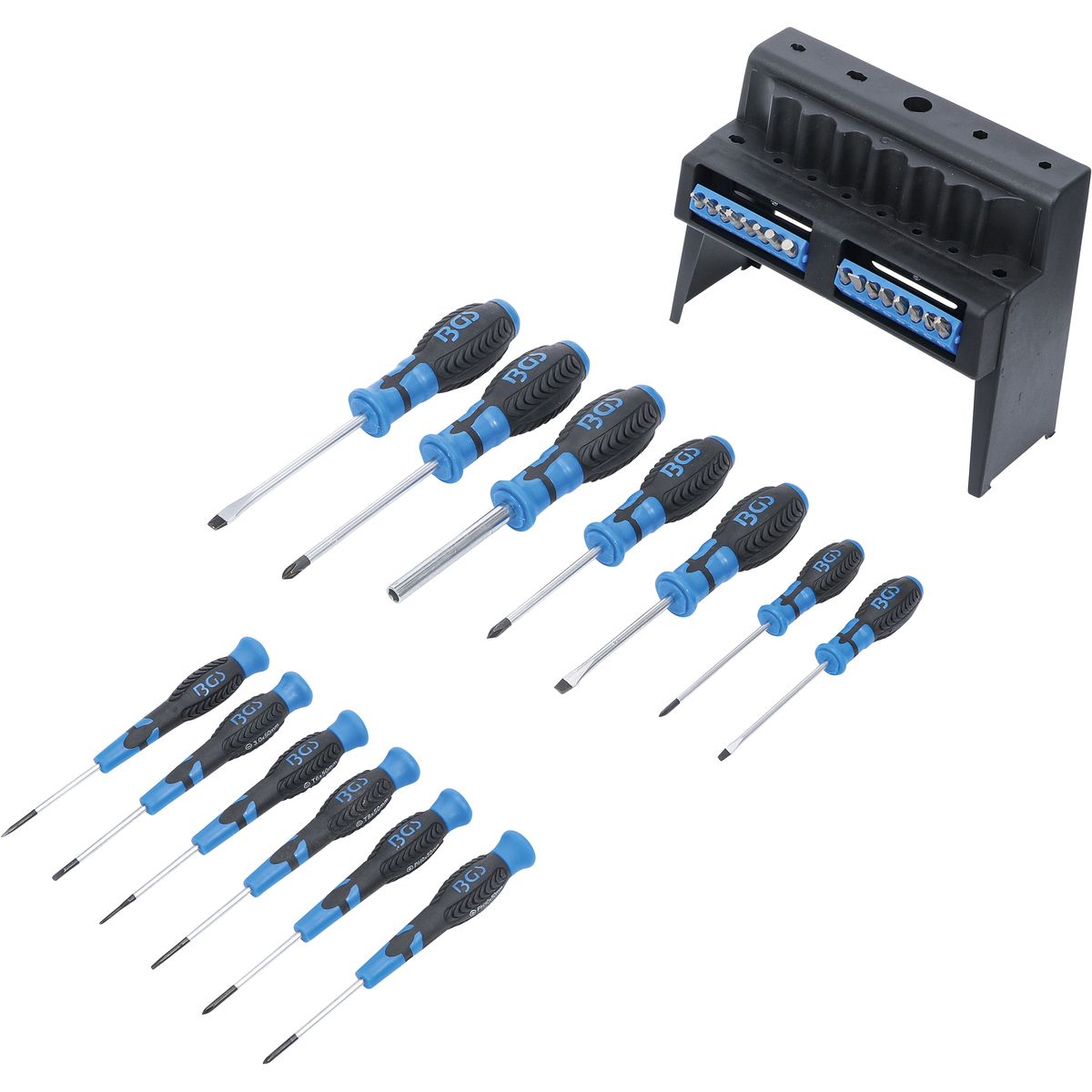 Screwdriver Set | with Bit Assortment | in a Plastic Stand | 29 pcs.