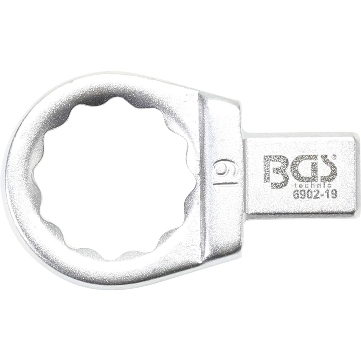 Llave de anillo insertable | 19 mm | Sujeción 9 x 12 mm