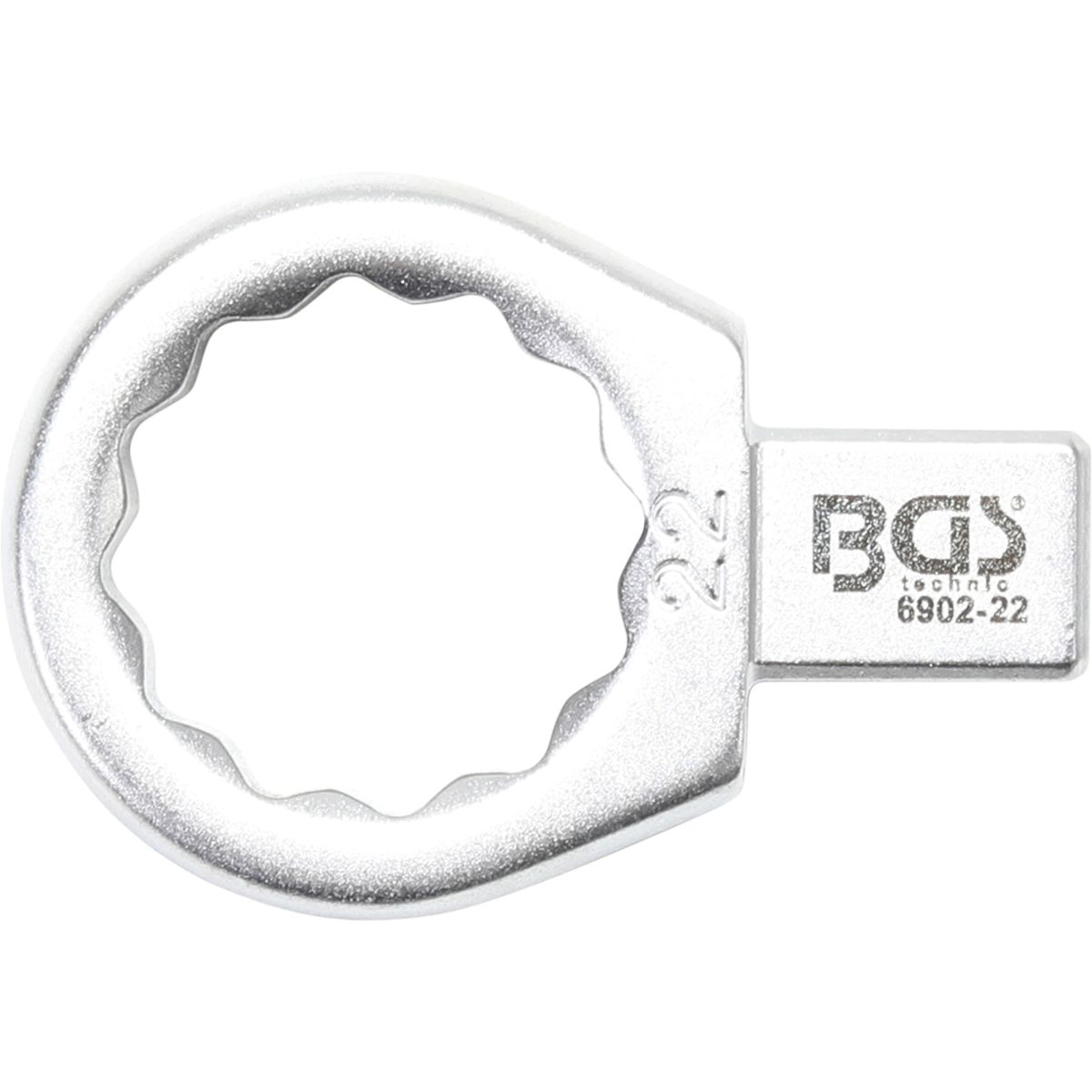 Llave de anillo insertable | 22 mm | Sujeción 9 x 12 mm