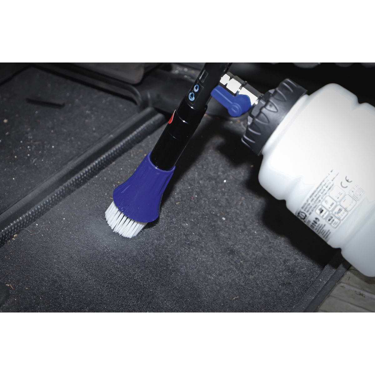 Pistola de limpieza de aire comprimido con cepillo y accesorio de aspiración | 7 piezas