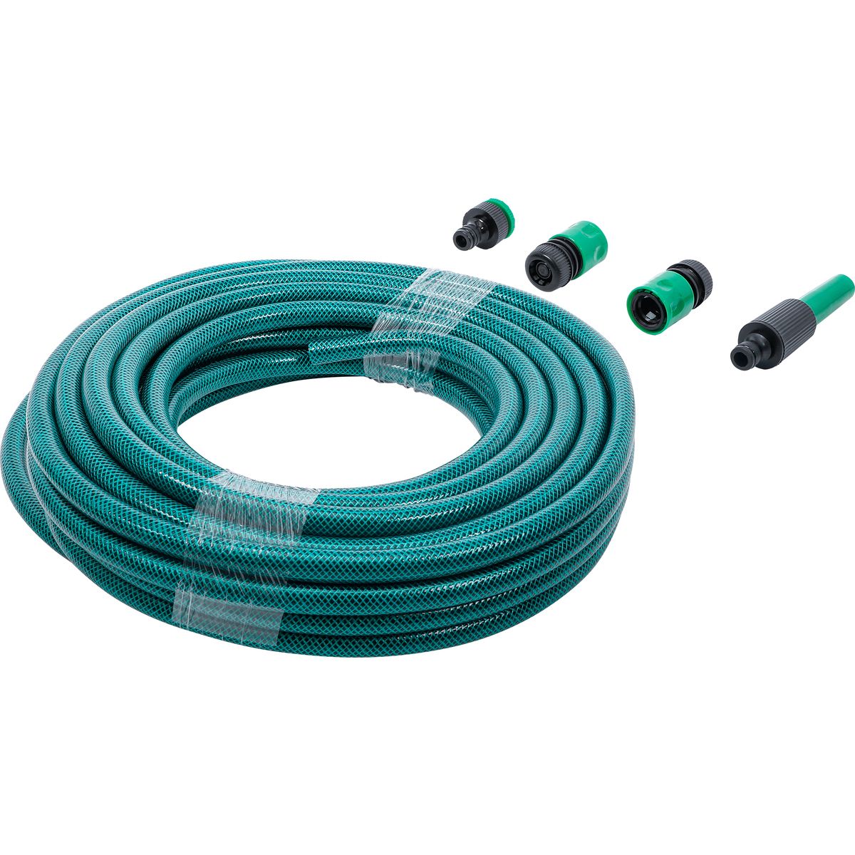 Water hose | PVC | with Water Spray Gun and Quick Couplings | 15 m | 6-pcs.